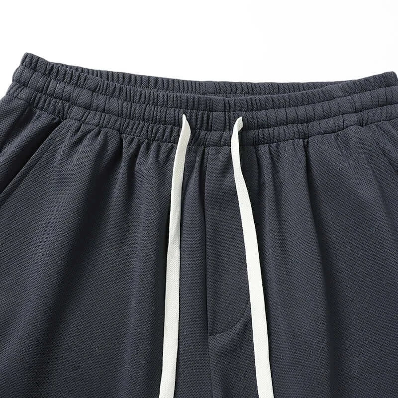 Herren T-Shirt Set Shorts Anzug Übergröße 6XL 7XL 8XL Plus Size Schnell Trocknend Seide Kurzarm Sommer T-Shirts Mode Sportbekleidung Locker