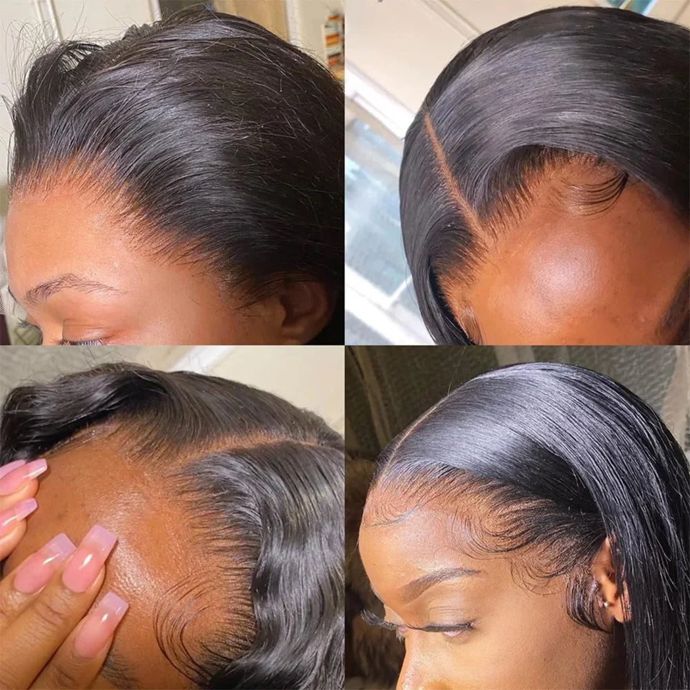 Frontal Only 13x6 Straight 13x6 13X4 HD Lace Frontal Brazilian Human Hair Preplucked 4x4 5x5 6x6 Transparent Lace 2x6 Hd Lace Closure Human Hair
