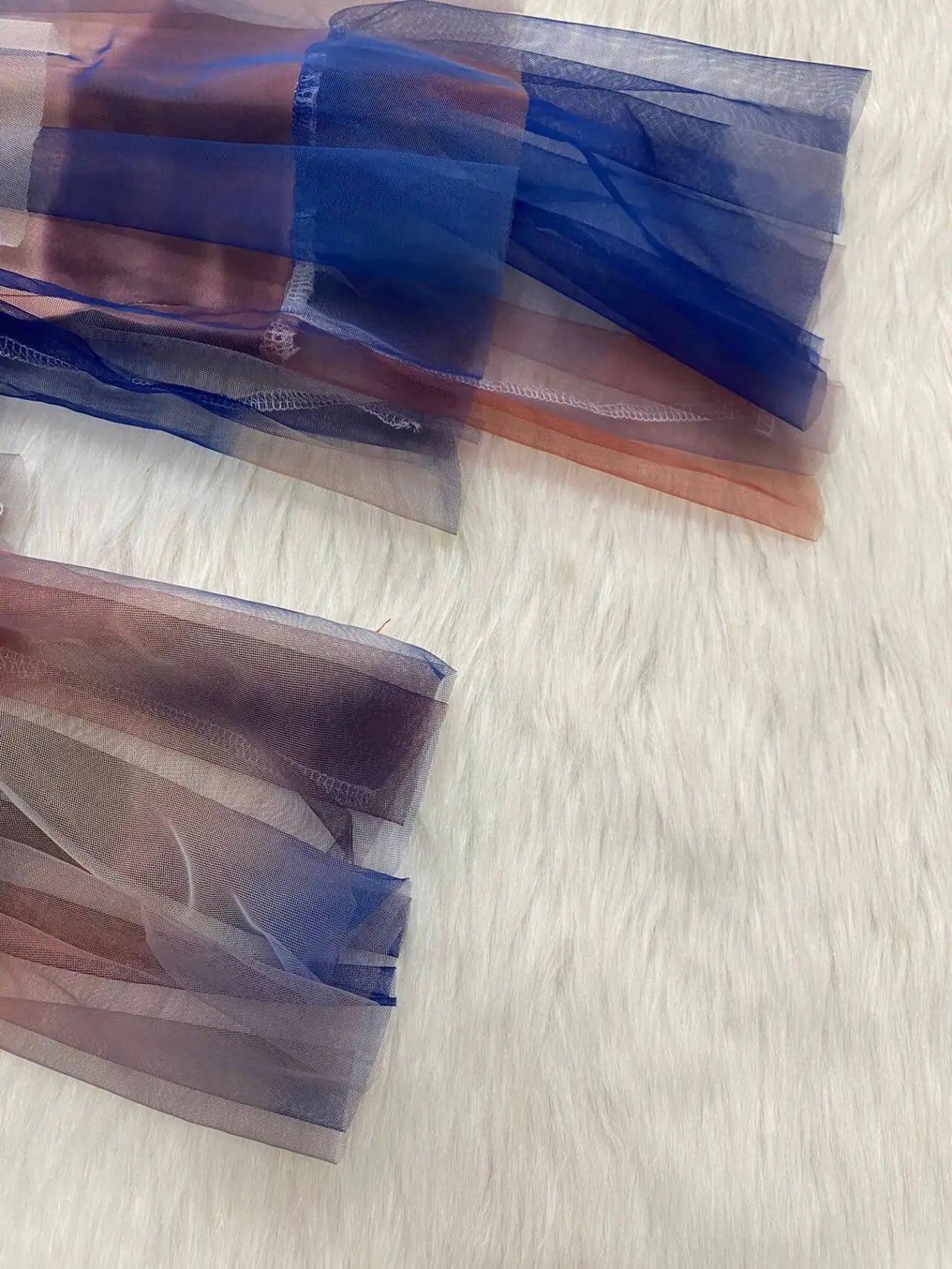 2115European and American women's fashion slim sexy ruffled mesh patchwork printed pants