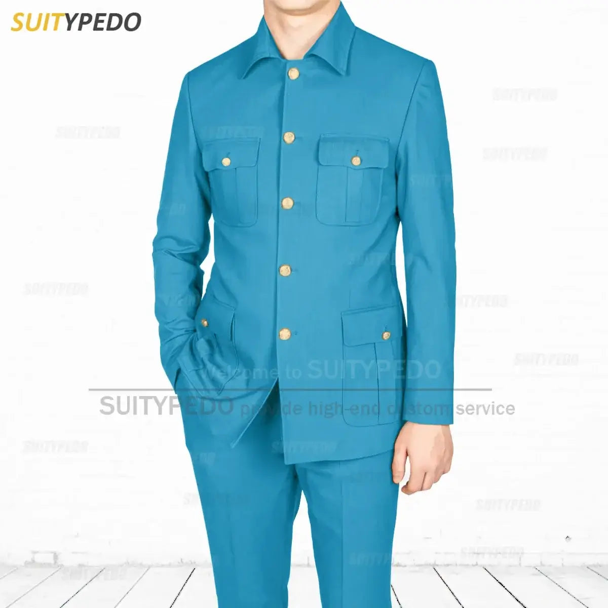 Neuer formeller Herrenanzug, tägliche Freizeitparty, klassischer Blazer, Hose, 2-teiliges Set, maßgeschneiderte Mode, einreihige Kostüme