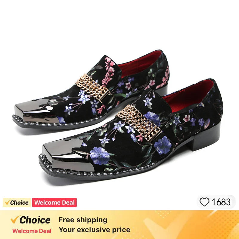 luxury mens shoes designer like snake pattern Dress shoes man Gentleman Slip On Oxfords genuine leather shoes for men Fashion