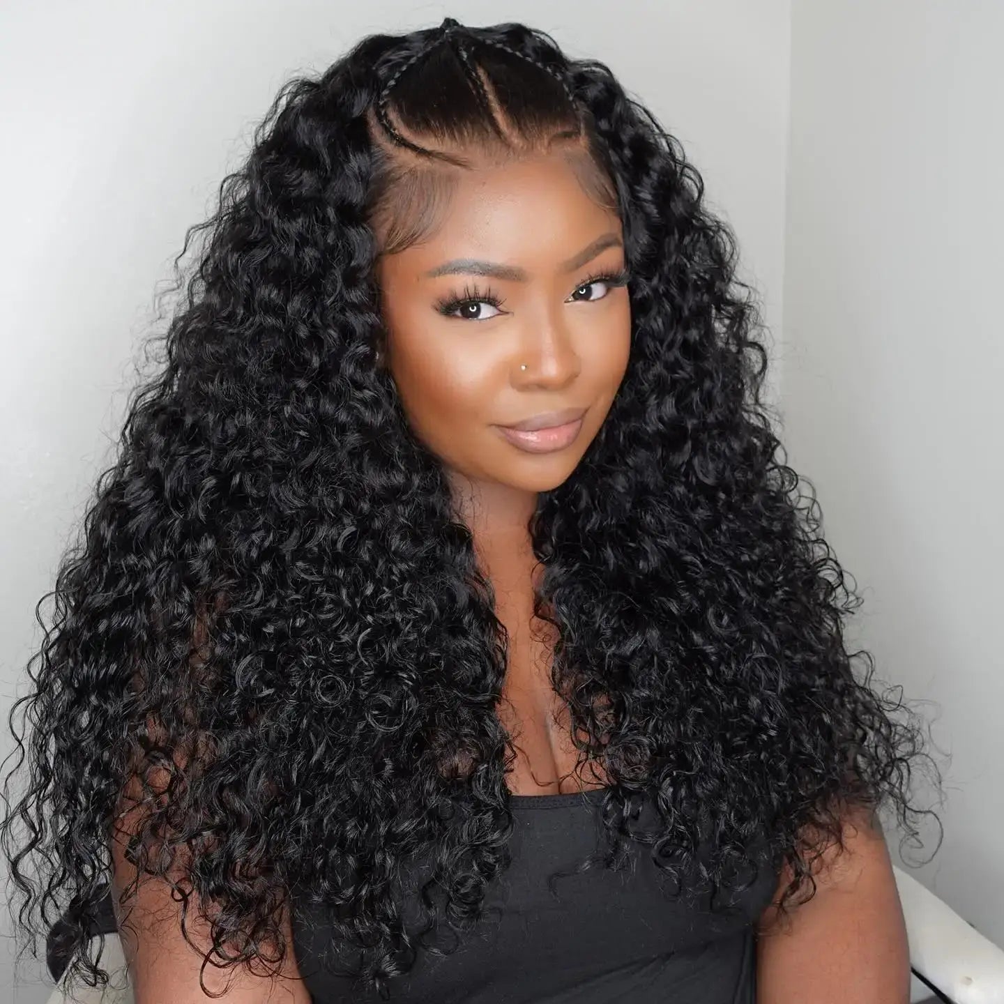 300% Hohe Dichte Loose Deep Wave 40 46 50 Zoll 13x6 13x4 HD Lace Frontal Echthaarperücke Brasilianische 360 Voll-Lockenperücken Für Frauen