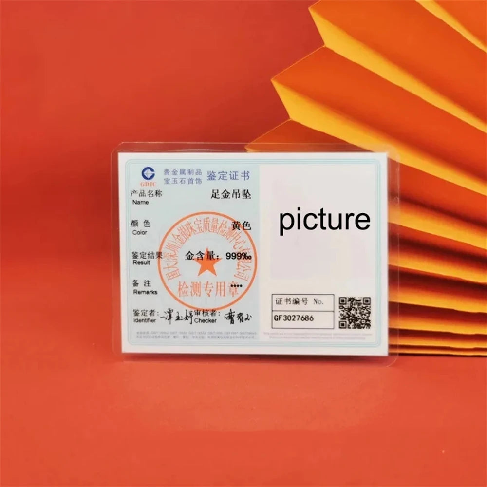 Authentic Real 18K Gold AU750 White Shell Castle Pendant Necklace Romantic Classic Gift Present For Woman Fine Jewelry