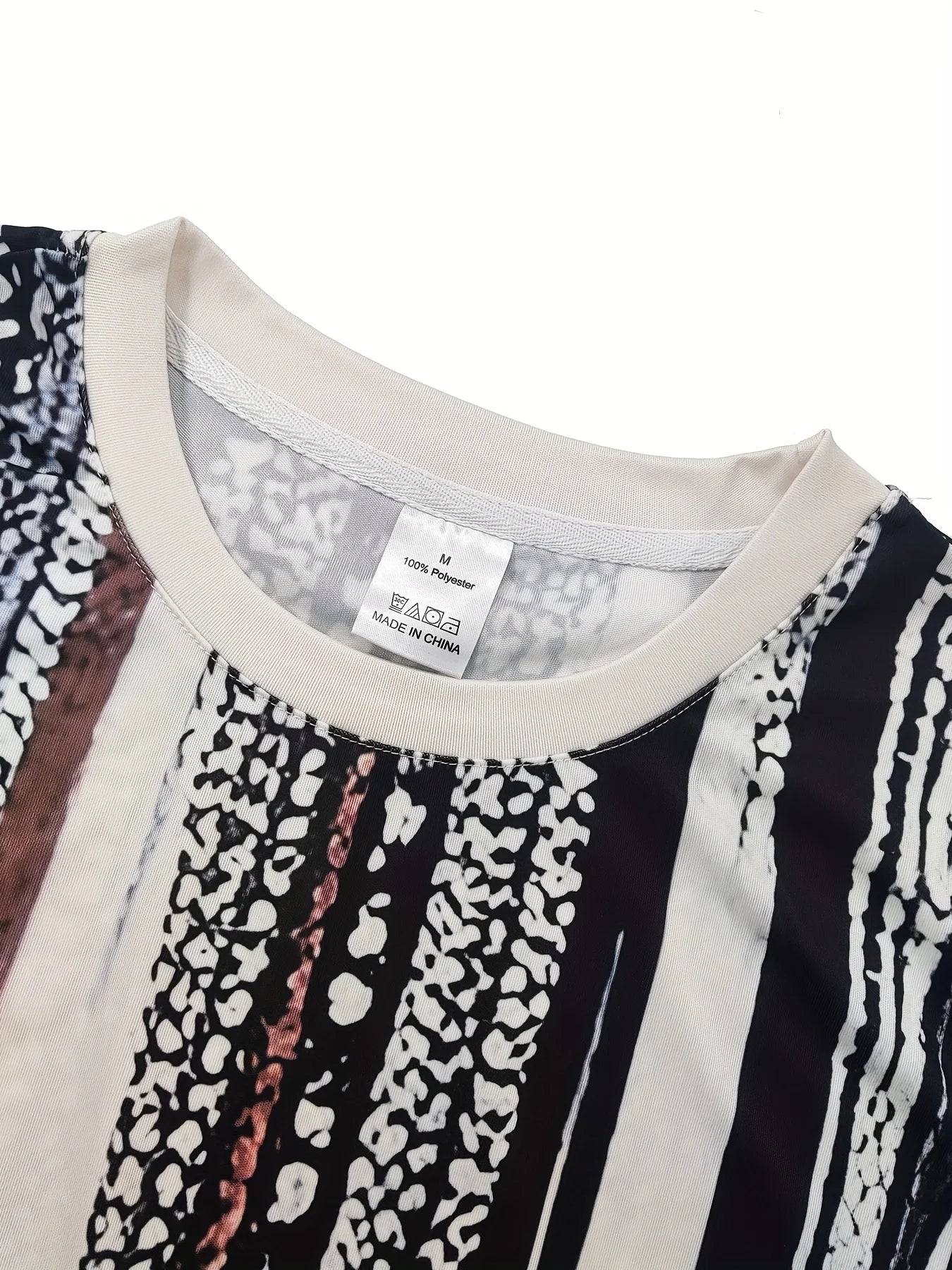 The new men's set for summer 2025 is 3D printed fashionable casual comfortable and breathable