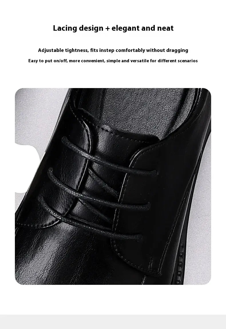 Herren Übergröße Aufzugsschuhe 3/6/8CM Höhenzunahme Formelle Büro Hochzeit Party Kleiderschuhe Erhöhte Schuhe Lässige Leder Oxfords