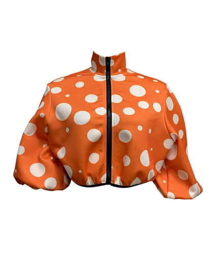Women Jackets Print Outwear Zipper Outfit  Spring Autumn Fashion Short Thin Female Jackets Street Lady Casual Coats Tops