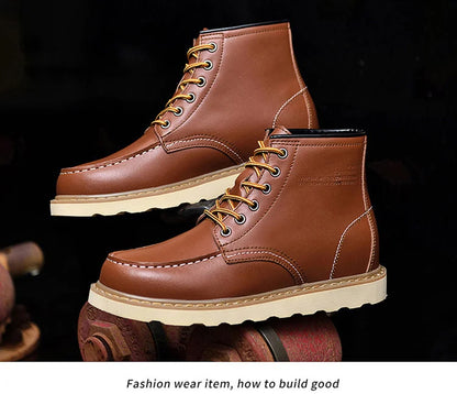 Men Boots Elevator Shoes Hidden Heels High Soft Leather Heightening Shoes For Man Increase Insole 10CM 8CM 6CM Height Boots
