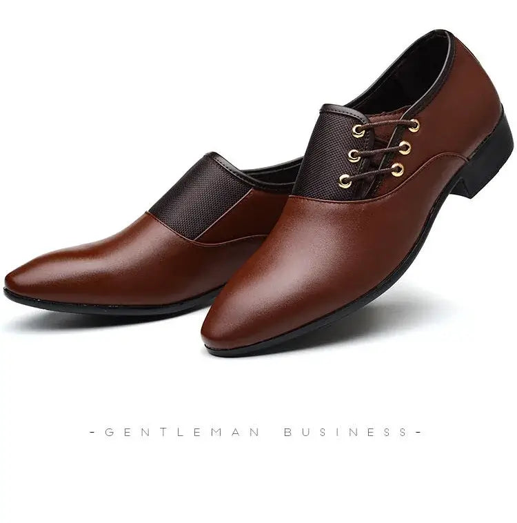 2026 Klassische Herren-Anzugschuhe Runde Zehenpartie Rindsleder Business-Freizeitschuhe Herren-Hochzeitsschuhe Oxford-Anzugschuhe Große Größen 38-48