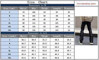Y2K Fashion Zipper Black Flared Jeans Cargo Pants For Men Designer Clothes Straight Solid Casual Long Trousers Ropa Hombre