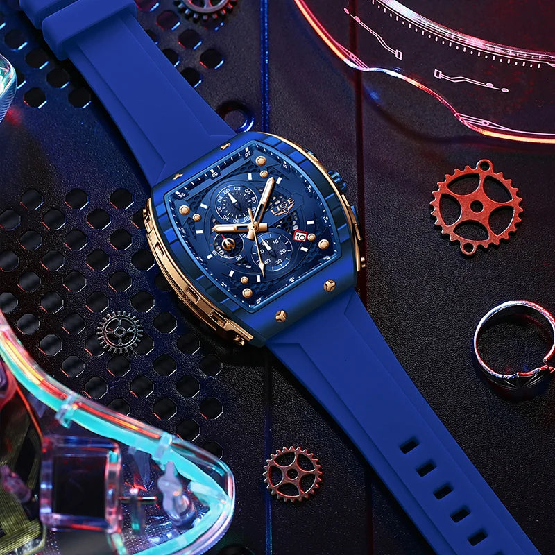 2026 LIGE Top Brand Luxury Watches Men Sport Waterproof Quartz Mens Watch Military Luminous Dive Wristwatch Male Reloj Homre