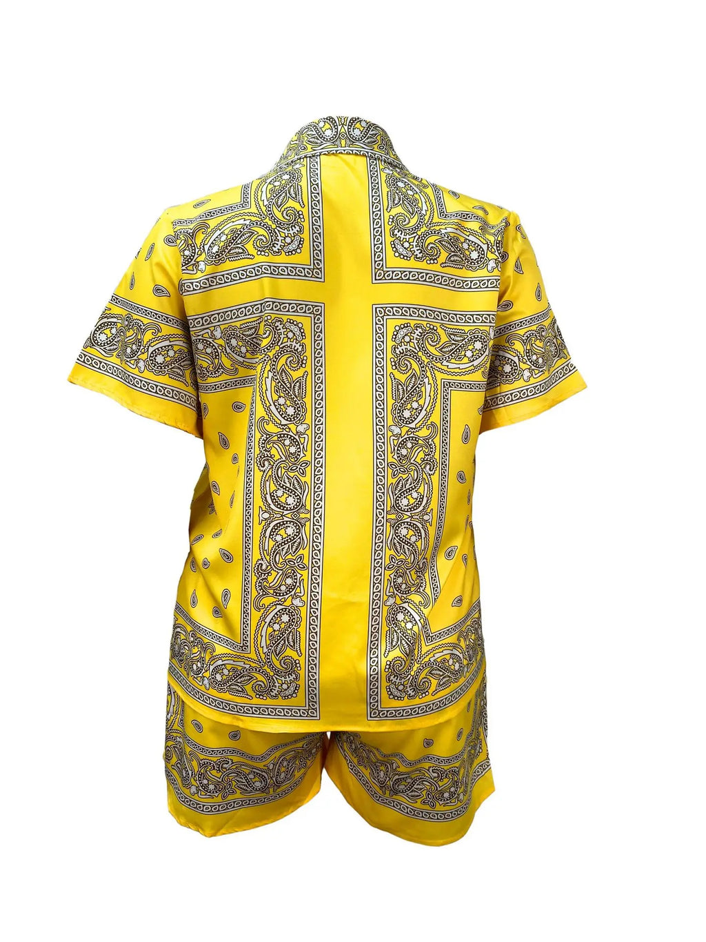 2 Pieces Set Sexy Plus Size Summer Fashion Women Set Female Tops Short Sleeve Shirt Tops And Shorts Suit Matching Outfit