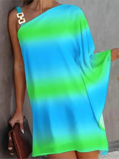 Summer Print Women Dress Fashion Sexy Loose Elegant Casual Dresses Female Office Clubwear Party Dress Robe Femme New