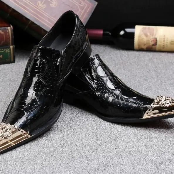 luxury brand Men shoes glitter gold  italian wedding dress shoes men leather pointed toe formal shoes  plus size men shoes