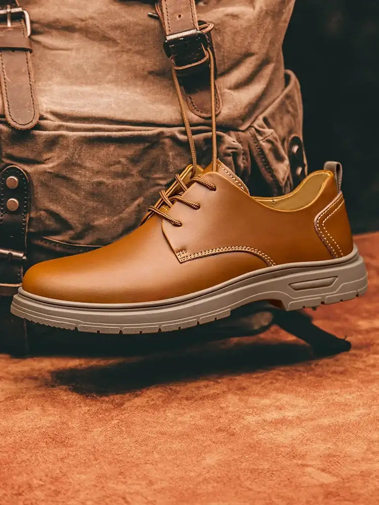 CLOHOO Handgemachte Herren Business Casual Schuhe Bequeme Klassische Schnürschuhe Arbeitsschuhe Modische Hochzeits-Herrenschuhe