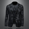 Men's Slim Fit Blazer Jacket Suit Business Wedding Casual Dress Coat Stage Show Costume  Fashion Menswear