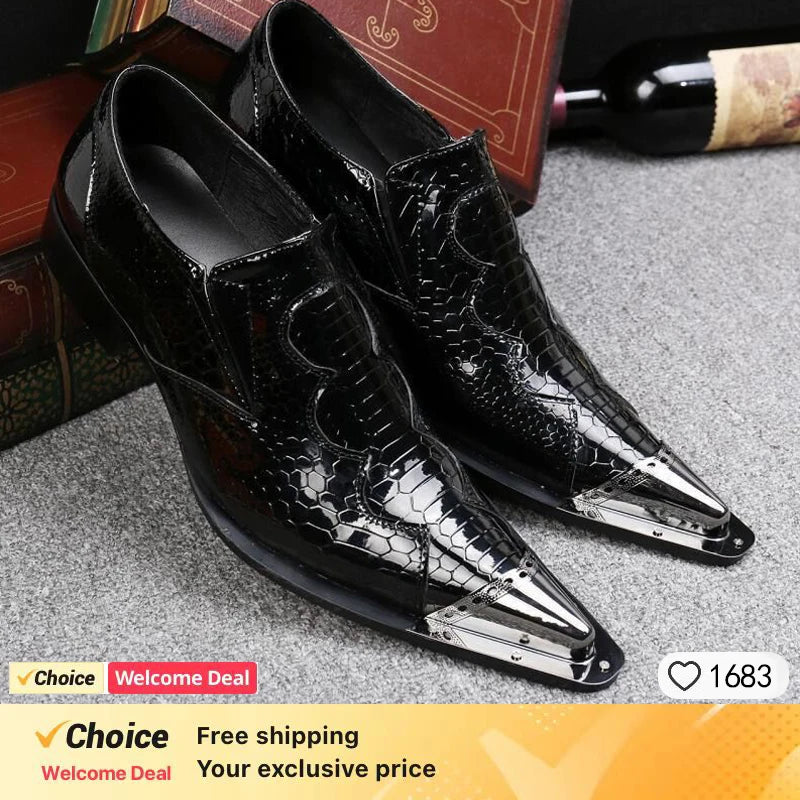 luxury brand Men shoes glitter gold  italian wedding dress shoes men leather pointed toe formal shoes  plus size men shoes