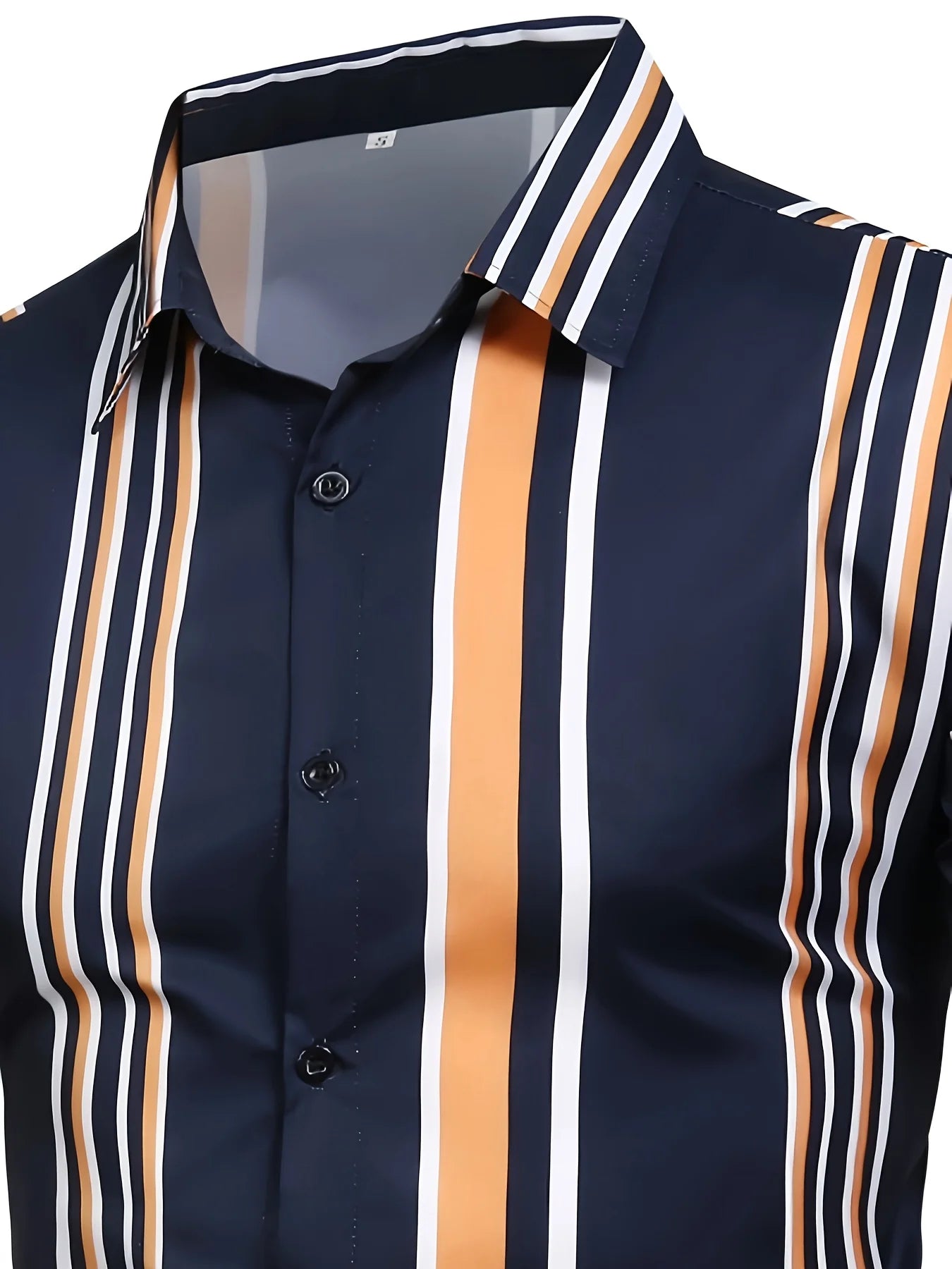 FGKKS 2024 Outdoor Casual Shirt For Men Striped Fashion Trend Top High Quality Design Hot Street Wear Shirt For Men