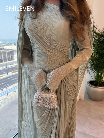 Smileven A-line vestidos de fiesta Evening Gowns Luxury Saudi Arabia Elegant فساتين سهرة Formal Dresses Customized2025