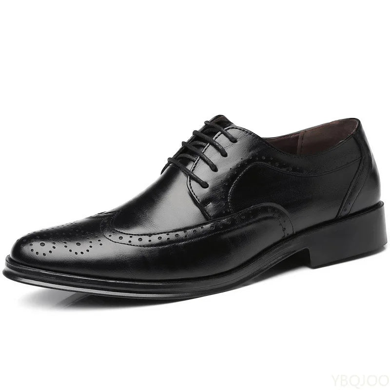 Große modische Herren Business Schuhe, niedrig geschnitten, bequem für den Alltag, spitz zulaufend, multifunktional, für Hochzeiten, Herrenschuhe