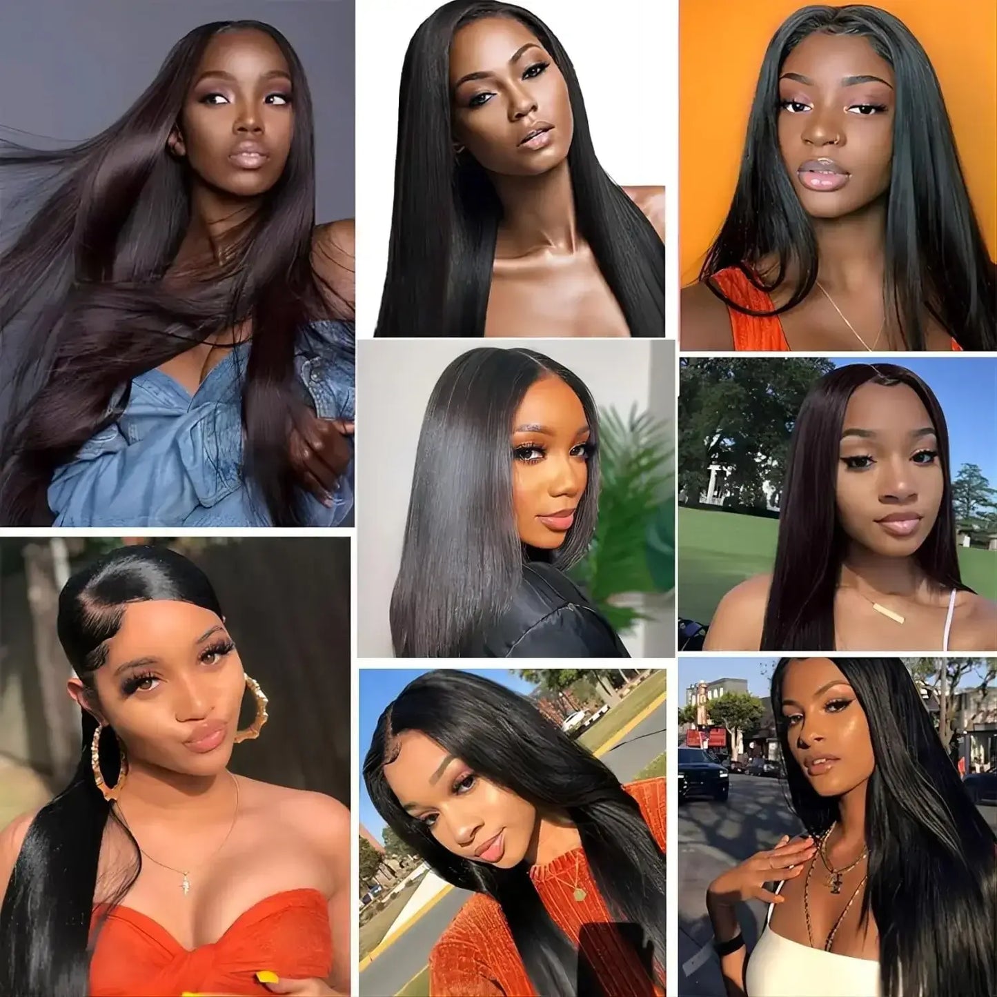 16A Glatte Echthaar-Bundles, brasilianisches Echthaar, Remy-Haar, 3 4 5 Stück, 100 % unbehandeltes Rohhaar, Bundles-Extensions, Naturschwarz für Frauen