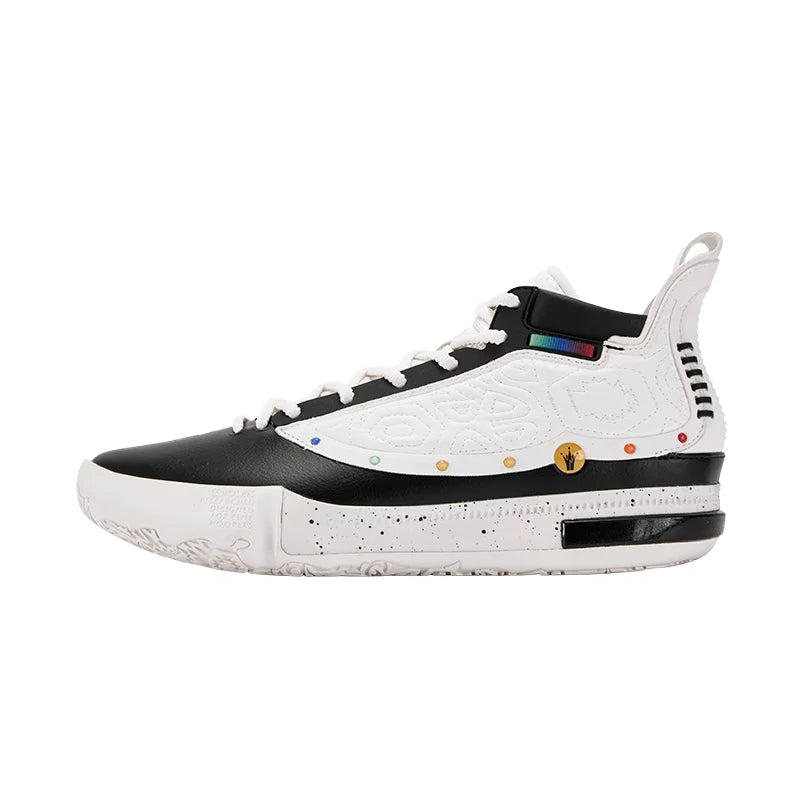 361 Degree Joker 1 Men Basketball Shoes StableWear-resistant Rebound Shock Absorption High-top Combat Male Sneakers 672541101F
