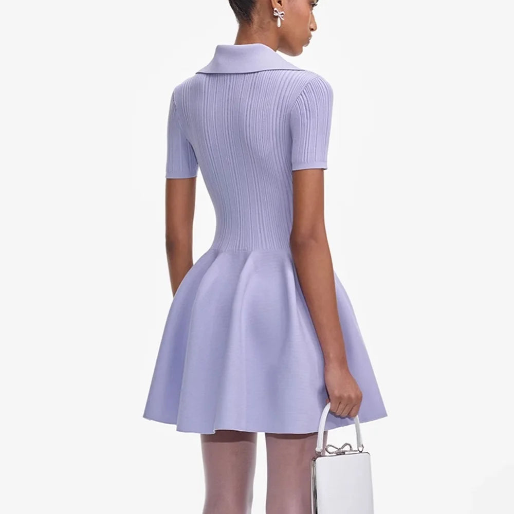 2025 Summer Women's Tight Dresses Knit Stretch Single-breasted Corset Elegant traf woman Dress y2k Clothes New Fashion Skirts