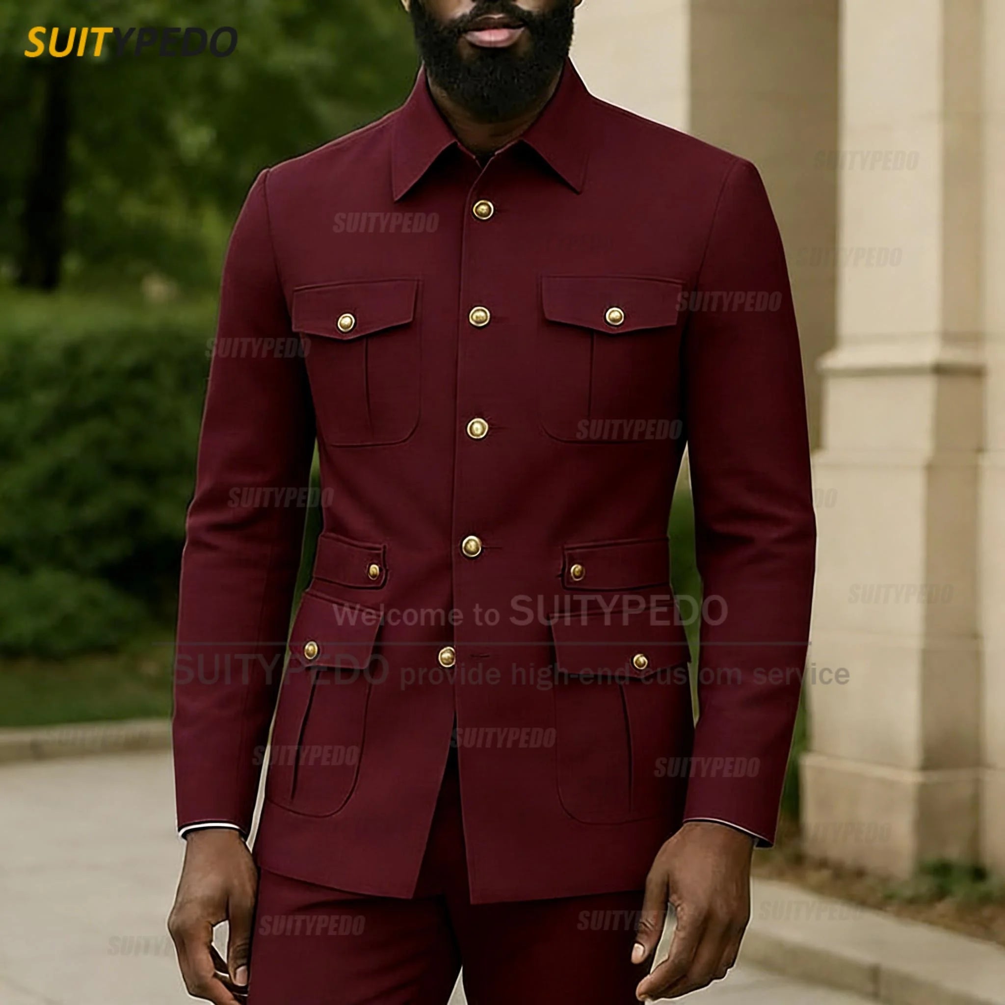 Latest Business Single Breasted Suit Sets For Men Brief Solid Prom Daily Suit Attire Smart Casual Texudos Formal  Evening Gowns
