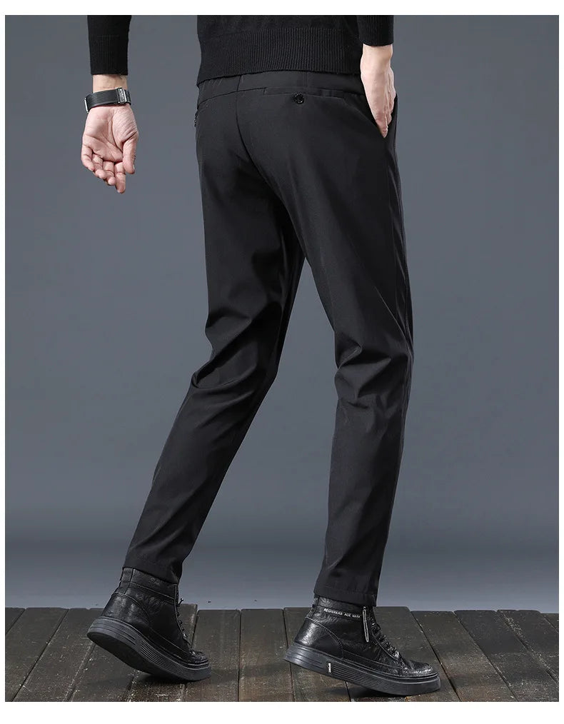 Men's Golf Pants  Spring Autumn High Elasticity Fashion Casual Versatile Breathable Quality Trousers for Comfortable Wear