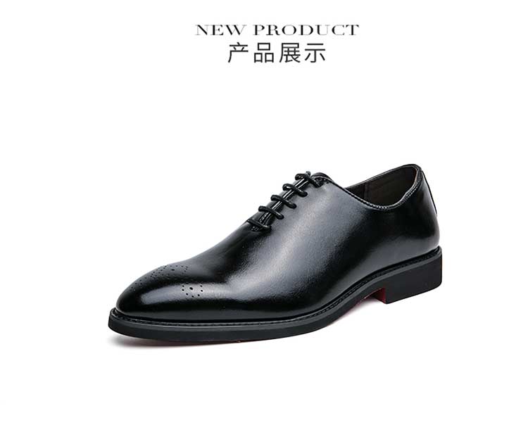 Neue rote Sohle Brogue Schuhe Herren Schwarz Business Herren Formelle Schuhe Schnürung Runde Zehen Frühling/Herbst