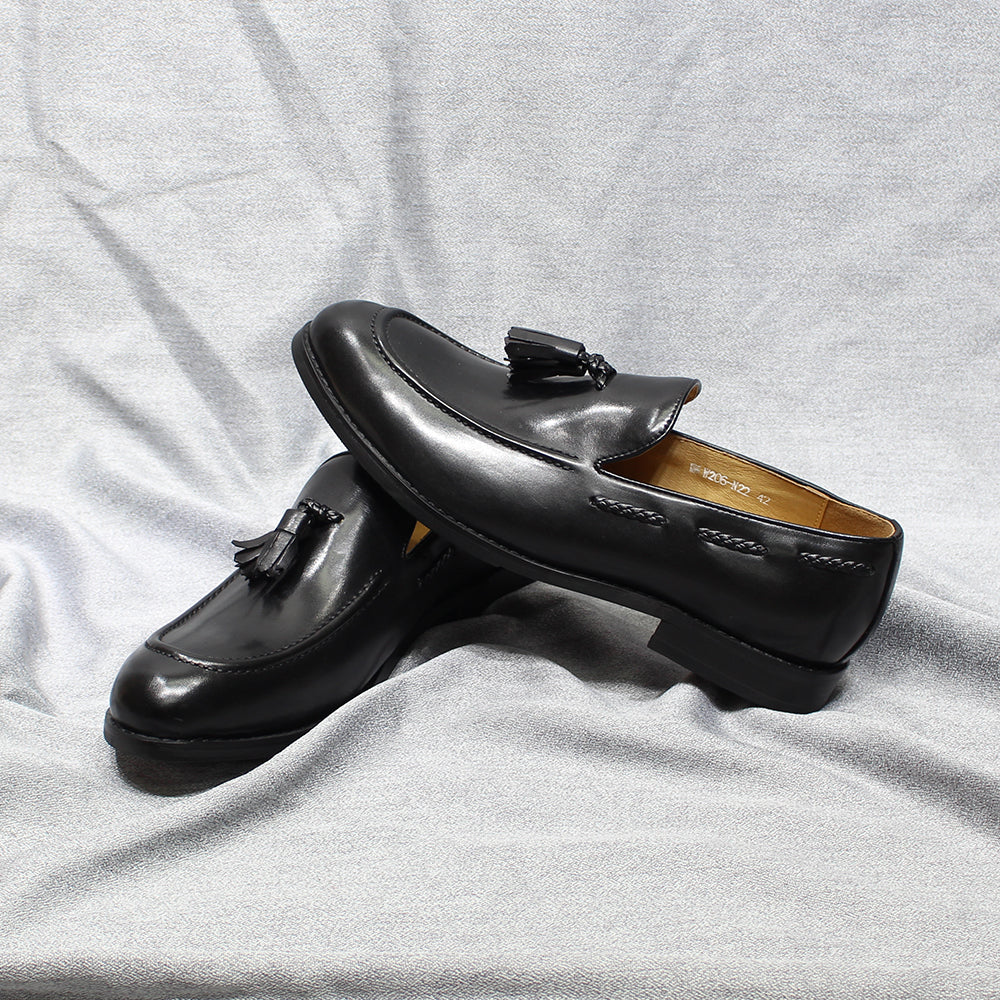 Herren Loafer im italienischen Stil Quaste Echtes Rindsleder Bequem zum Hineinschlüpfen Hochzeit Party Büro Anzugschuhe für Herren Freizeitschuhe