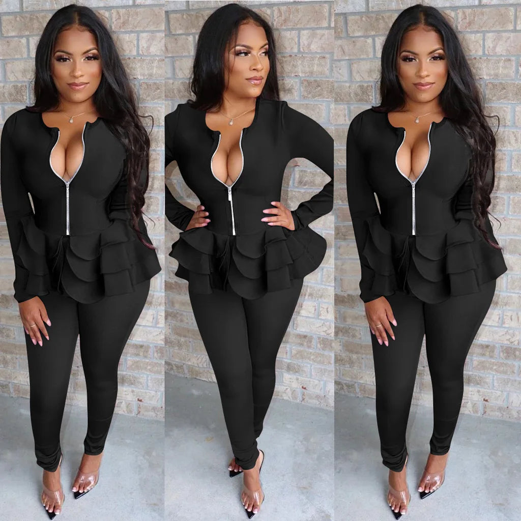 pants sets suits for women 2022 office outfits women suits long sleeve suit sets lady suits set pants woman two piece outfits
