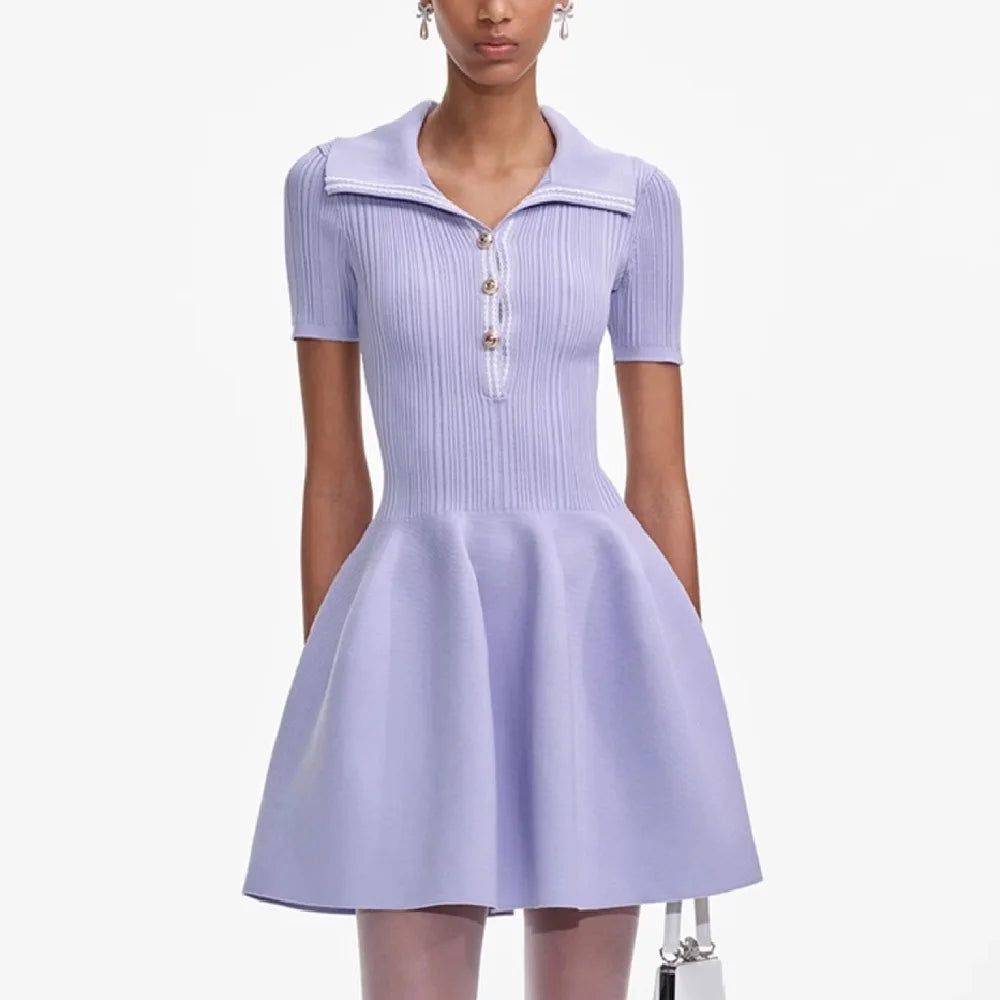 2025 Summer Women's Tight Dresses Knit Stretch Single-breasted Corset Elegant traf woman Dress y2k Clothes New Fashion Skirts