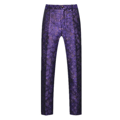 New Men Luxury Jacquard Suit Pants Fashion Wedding Party Groom Dress Trouse Large Size 6XL