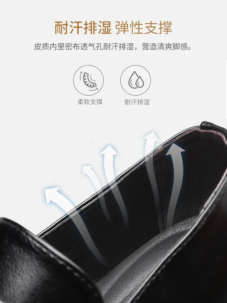 Men Leather Shoes New British Business Dress Shoes Fashion Pointed Social Shoes Casual Shoes Zapatos Hombres