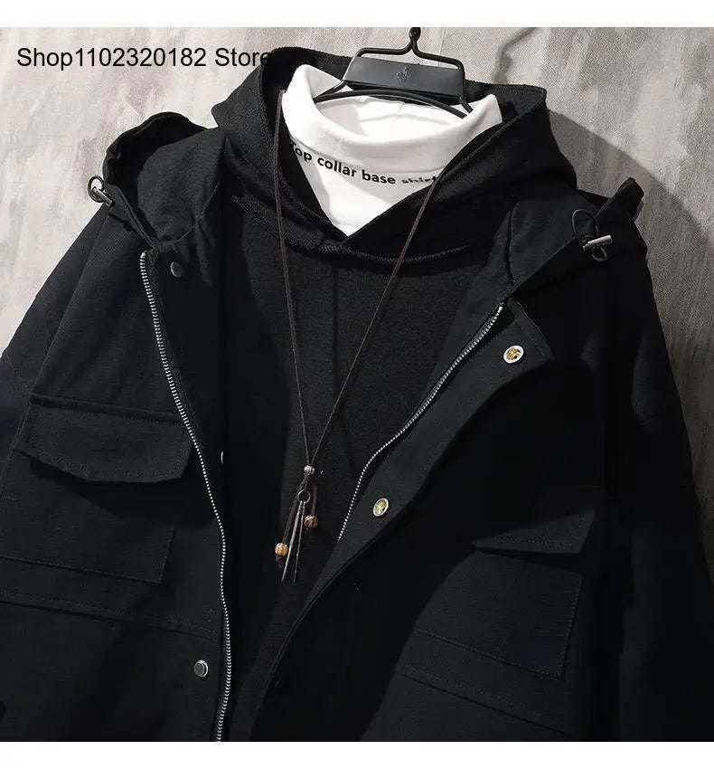 Autumn Winter Mens Jackets and Coats Streetwear Bomber Jacket Men Windbreaker Fashions Clothes Male Jacket for Men