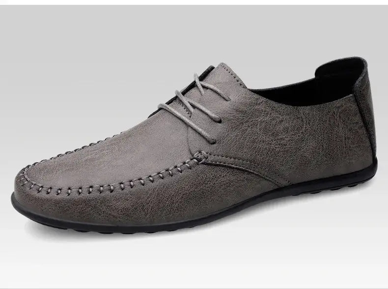 Leder Herrenschuhe Mode Formelle Herrenschuhe Mokassins Italienische Atmungsaktive Herren Loafer Schwarz Übergröße 38-47
