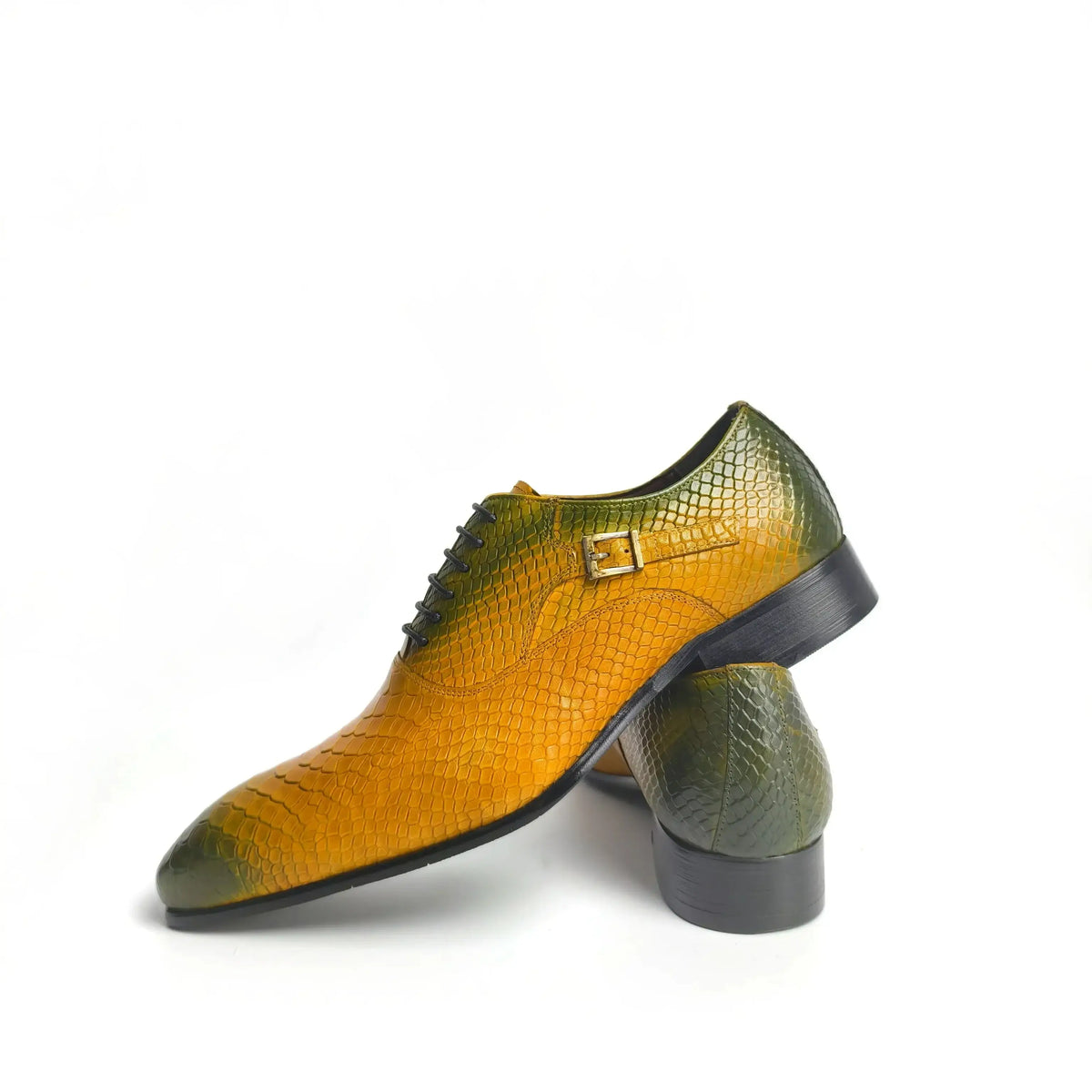 Klassische Schlangen-Print Herrenschuhe für das Geschäftsbüro Zapatos De Hombre Metallschnalle Dekoration Bequeme Leder Herrenschuhe Neu