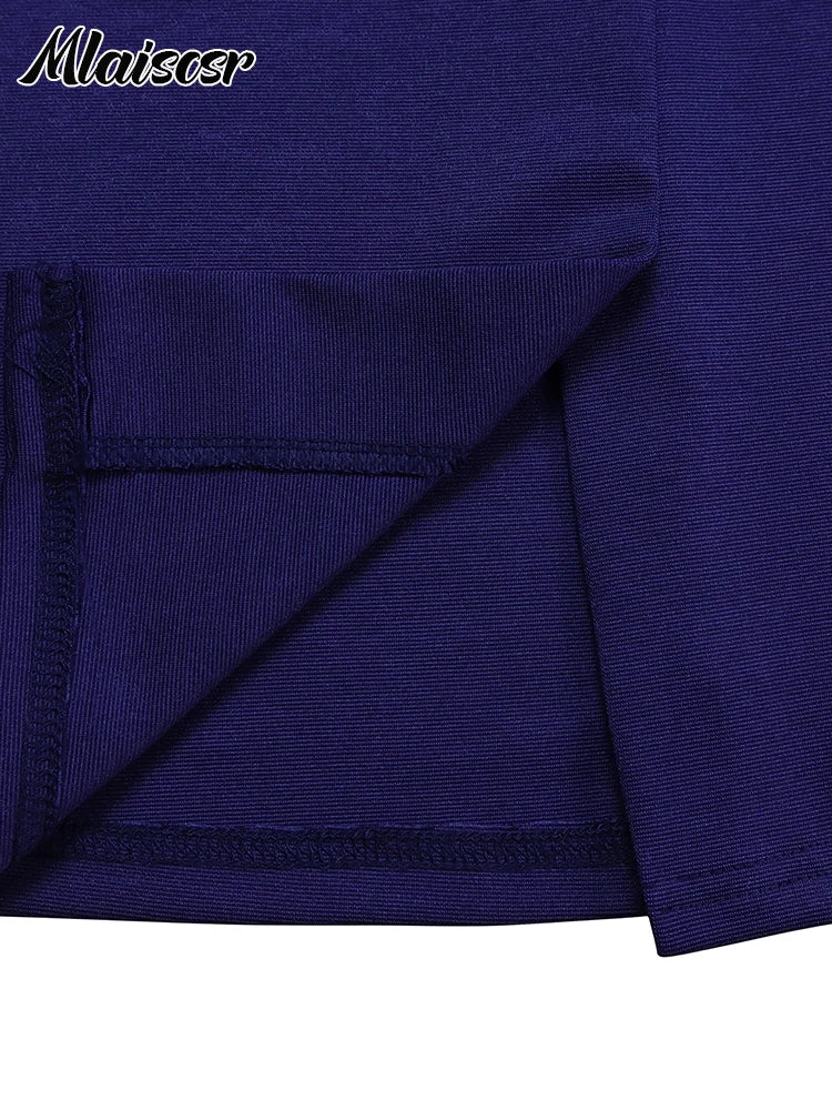 Mlaiscsr Fashion African Mid Dresses with Belt Women 3D Flowers 3/4 Sleeve O-neck Party Evening Office Lady Bodycon Vestidos