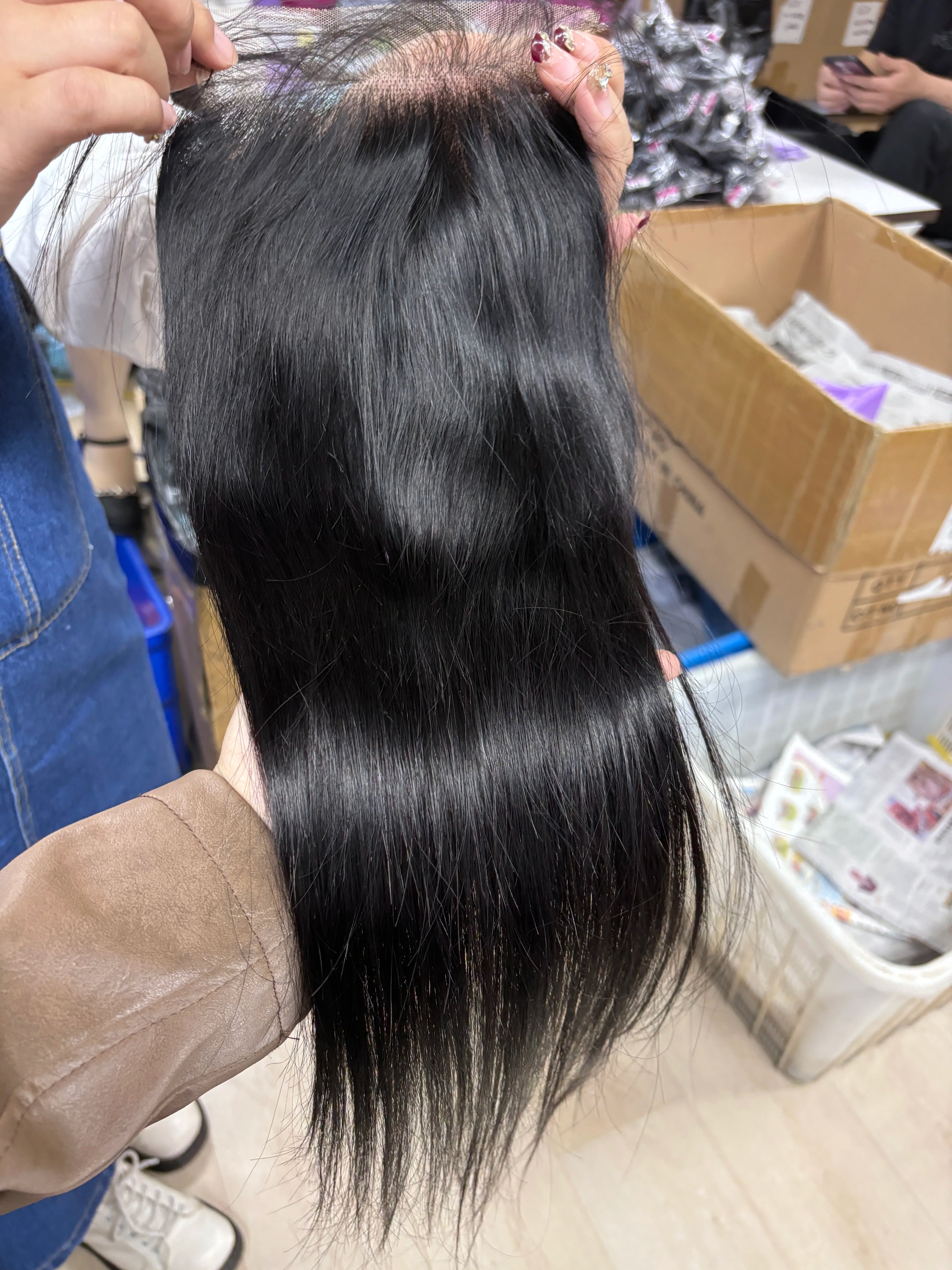 13x4 13x6 Ear To Ear Transparent Frontal Lace Only Straight 2x6 4x4 5x5 6x6 HD Lace Closure Human Hair 100% Brazilian Hair Quality Soft Silky Pre Plucked Bleached Knots Natural Hairline Virgin Hair Pieces For Women Daily Hair