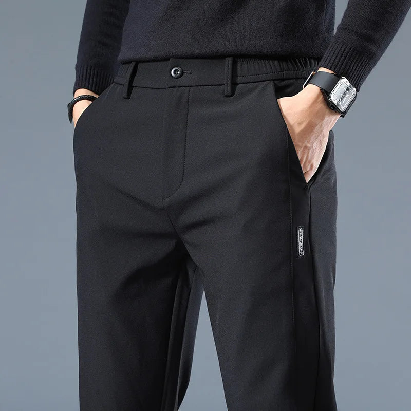 Men's Golf Pants  Spring Autumn High Elasticity Fashion Casual Versatile Breathable Quality Trousers for Comfortable Wear