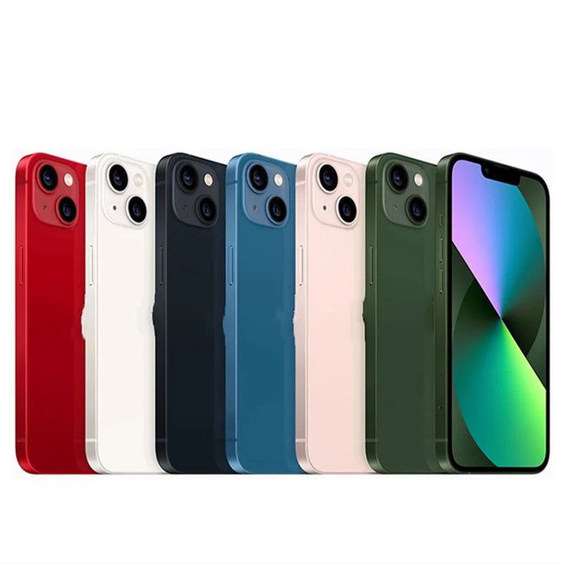Original Apple iPhone 13 6.1" Genuine Super Retina OLED 128/256/512GB ROM Face ID NFC A15 IOS iPhone13 5G 99% New Mobile Phone