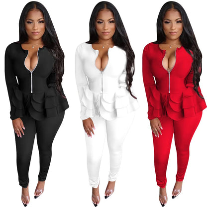 pants sets suits for women  office outfits women suits long sleeve suit sets lady suits set pants woman two piece outfits