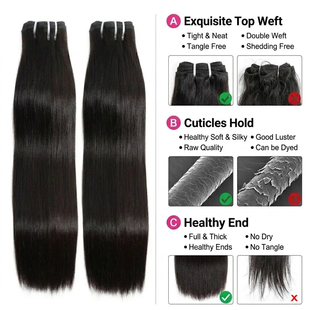 28 30 Inch Body Wave 100% Human Hair Bundles 16A Raw Virgin Brazilian Hair Weaving Bundle Unprocessed Remy Hair Extensions 1 3 4 Pcs Natural Black Color Pure Weave Bundles