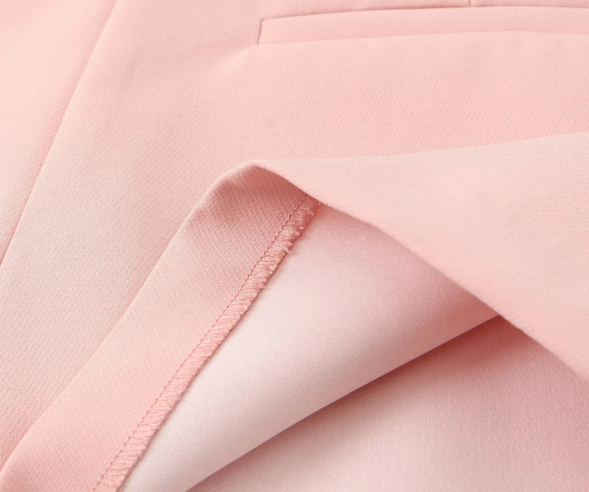 TRAFZA Vintage Chic Solid Women Suit V Neck Sleeveless Sashes Vest Blazer Straight Shorts New Fashion  Summer Office Sets