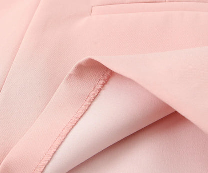 TRAFZA Vintage Chic Solid Women Suit V Neck Sleeveless Sashes Vest Blazer Straight Shorts New Fashion  Summer Office Sets