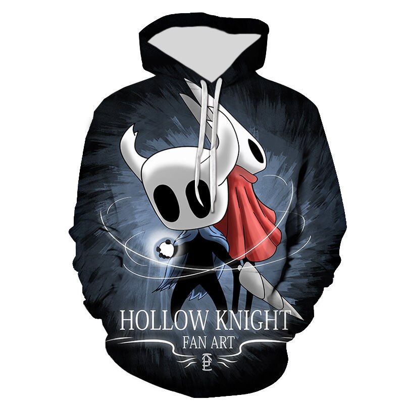 Men Women Fashion Hollow Knight 3D Prined Hoodies Personality High Quality Anime Hoodie Harajuku Oversized Sweatshirts