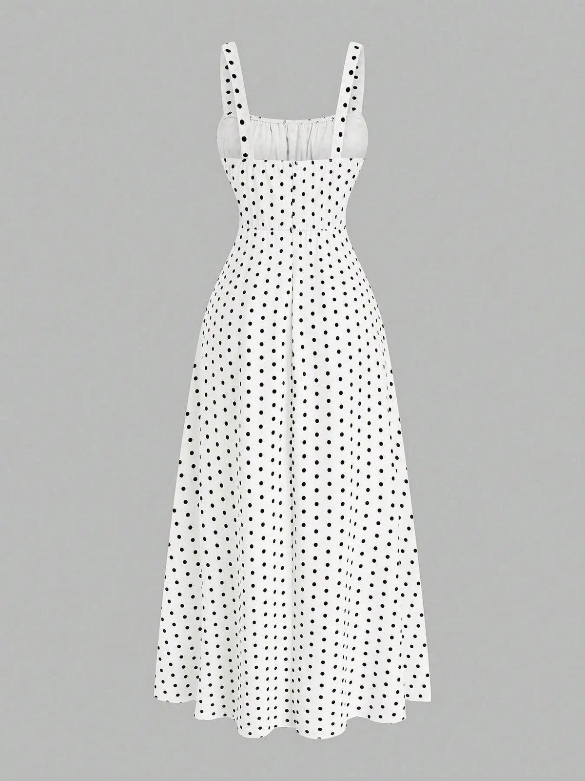 【Große Größen】 Polka Dot Print Kleid, lässiges ärmelloses Kleid für den Sommer, Damenbekleidung in großen Größen für den Alltag