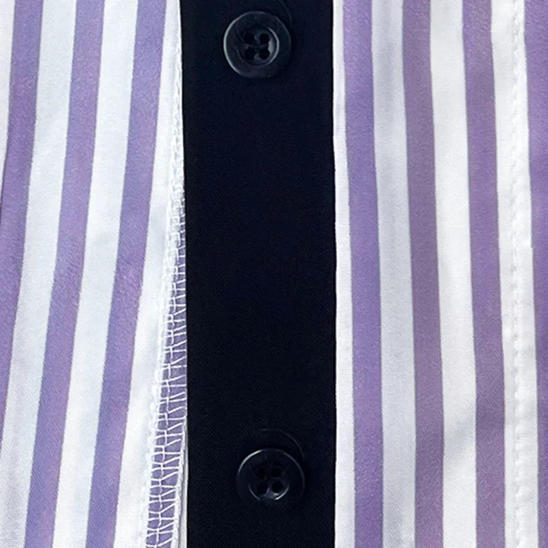 2024 Women's Autumn New Fashion and Elegant Commuter Print V-neck Lace up Long Sleeve Slim Fit Mid length Dress