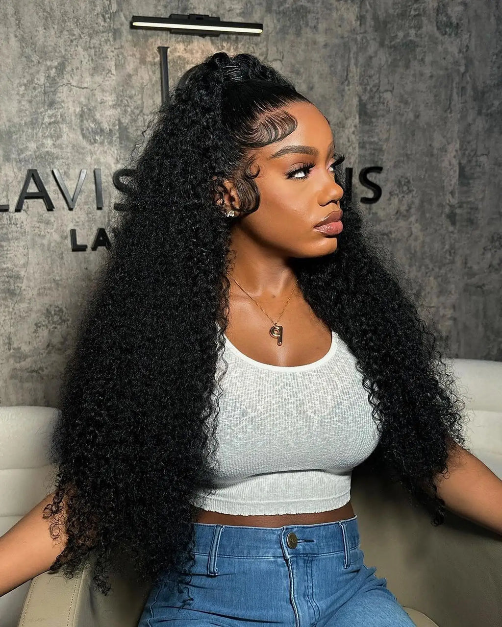 300% High Density Loose Deep Wave 40 46 50 Inch 13x6 13x4 HD Lace Frontal Human Hair Wig Brazilian 360 Full Curly Wigs For Women