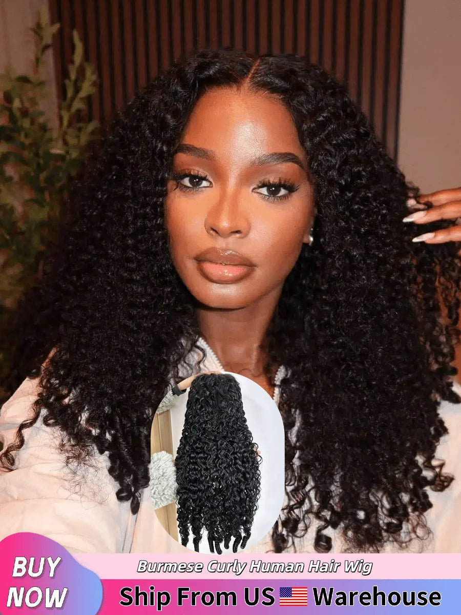 Deep Wave Lace Front Wigs Human Hair 13x6 HD Lace Front Wigs Burmese Curly 13X4 Human Hair Pre Plucked Brazilian Curly Human Hair Wig 200 Density Deep Wave Frontal Wigs Human Hair HD Lace 26 Inch Curly Wigs for Black Women Pr